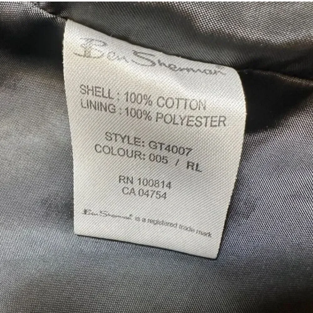 Vtg y2k Ben Sherman 100% Cotton sz L - Picture 7 of 9